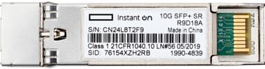 HPE Networking IO 10G SFP+ LC SR 300m MMF transceiver