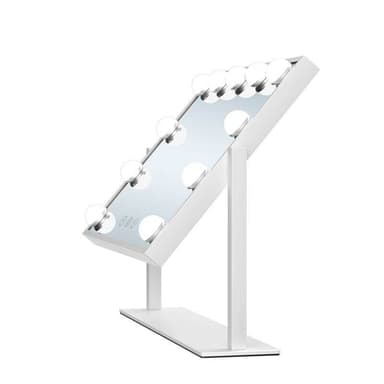 UNIQ Paris Make-up spegel med 11 LED-lampor - Vit