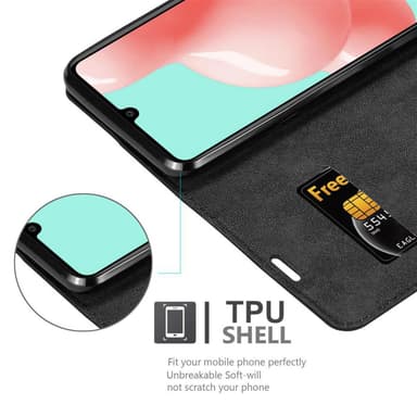 Skal Samsung Galaxy A41 Plånboksfodral (Svart)