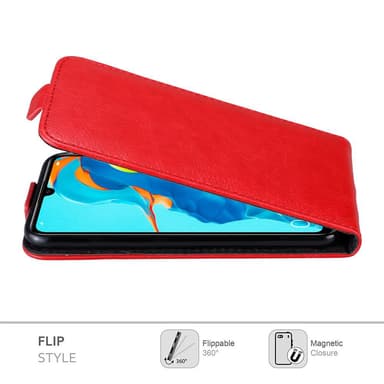 Huawei P30 LITE Flipfodral Skal (Röd)