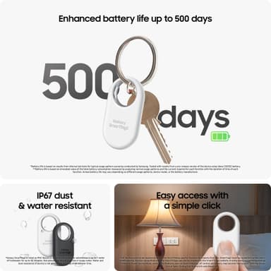 Samsung SmartTag2 Bluetooth-tracker (svart)