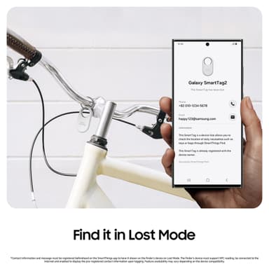 Samsung SmartTag2 Bluetooth-tracker (svart)
