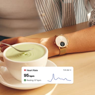 Withings ScanWatch Light hybrid smartklocka 37 mm (vit)