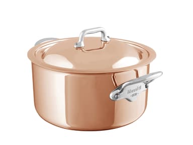 Mauviel Gryta med lock Koppar/Stål