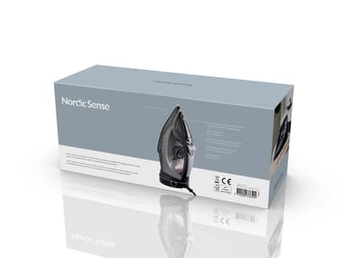 Nordic Sense Cordless steam iron 2400 watt Black/Grey