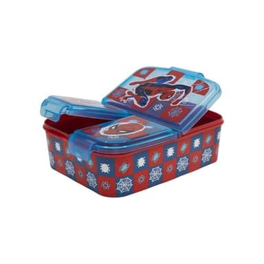 Spiderman lunchlåda med 3 fack