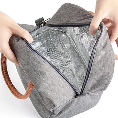 Snygg kylväska med aluminiumfolie och oxfordmaterial