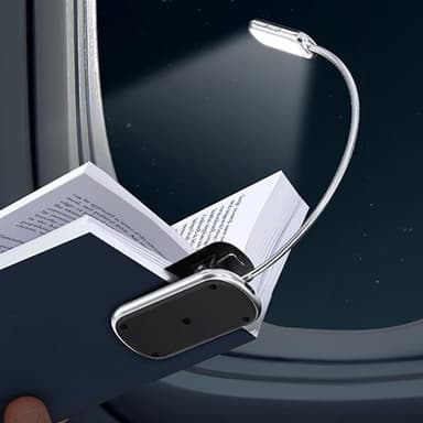 LED boklampa med timer och USB-C-laddning