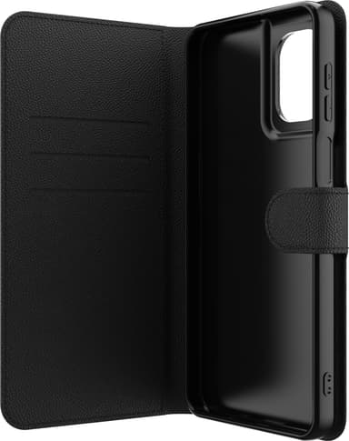 Zagg Motorola G55 5G plånboksfodral (svart)