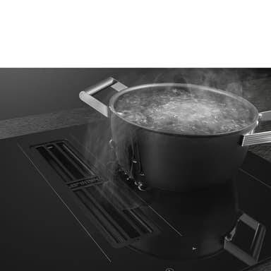 Smeg Induktionshäll med inbyggd fläkt HOBD472D2