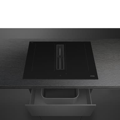 Smeg Induktionshäll med inbyggd fläkt HOBD472D2