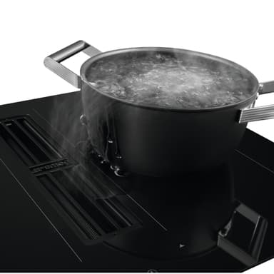 Smeg Induktionshäll med inbyggd fläkt HOBD472D2