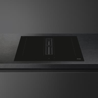 Smeg Induktionshäll med inbyggd fläkt HOBD472D2