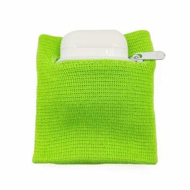Svettarmband med ficka - Svart