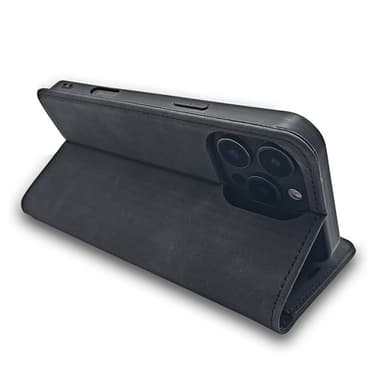 Konstläderfodral till iPhone 16 Pro Max - Svart