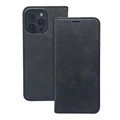 Konstläderfodral till iPhone 16 Pro Max - Svart