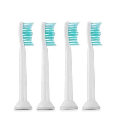 Tandborsthuvuden 4-pack Vit