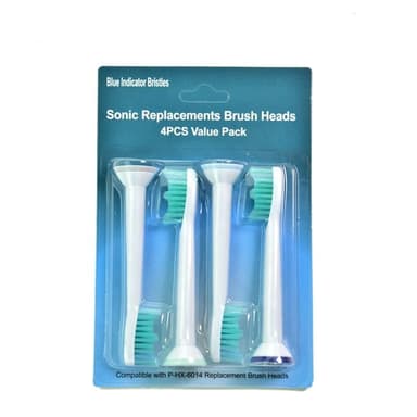 Tandborsthuvuden 4-pack Vit