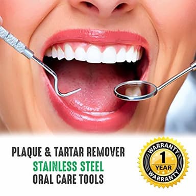 Professionellt tandhygien kit - 6 delar med fodral