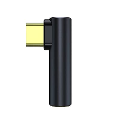 USB-C till 3,5 mm Aux ljudadapter Grå