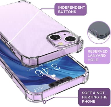 iPhone 13 mobilskal TPU Transparent