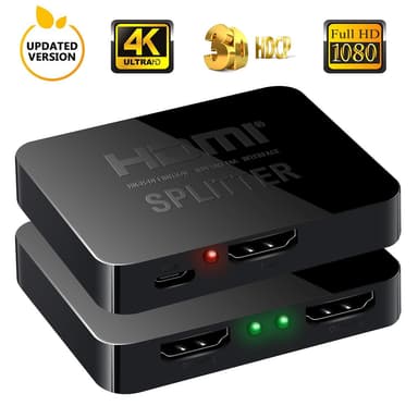 2-port HDMI Splitter 1x2 - 3D och 4K