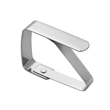 Dukklämmor / dukhållare 4-pack Silver