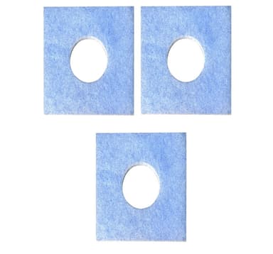 3-pack ersättningsfilter badrumsfläkt Blå