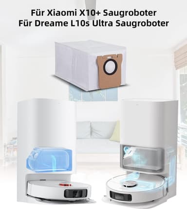 Ersättningsdammpåseskit för Xiaomi/Dreame Robot Vacuum