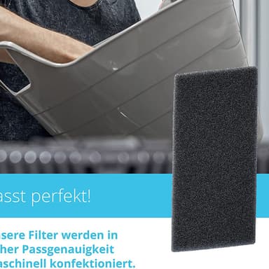 Filter för torktumlare 4-pack Svart