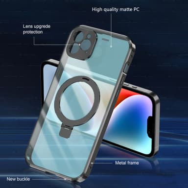 Skärmskydd magnetiskt skyddande telefonfodral med stativ  iPhone 13 Pr