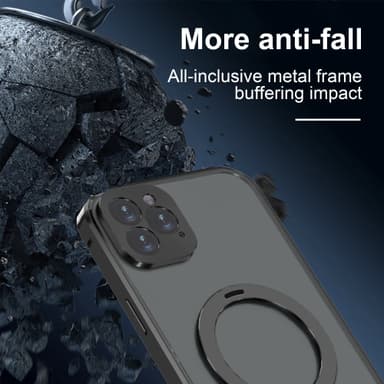 Skärmskydd magnetiskt skyddande telefonfodral med stativ  iPhone 13 Pr