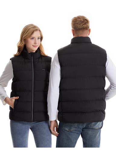 Värmeväst med 9 värmezoner Svart 4XL