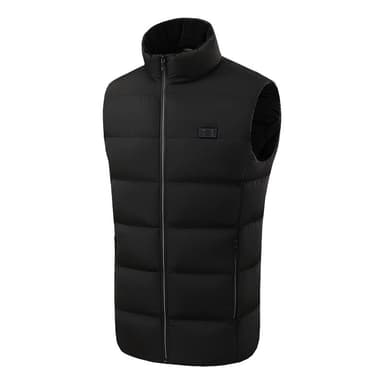 Värmeväst med 9 värmezoner Svart 4XL
