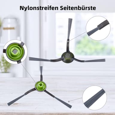 Tillbehör för Ecovacs Deebot OZMO 920, 950, T5, T8 AIVI Max Flerfärgad