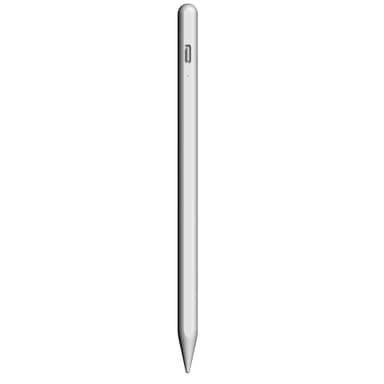 Kapacitiv iPad-penna med batteriindikator och snabbladdning Vit