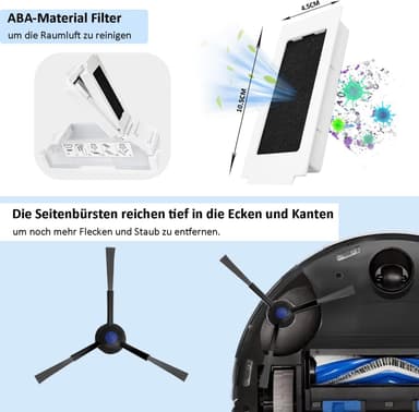 Reservdelar för Ecovacs Deebot T30 Omni, T30 Pro Omni, T30 Max