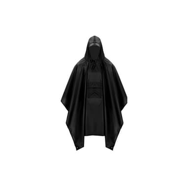 Multifunktionell regnponcho med huva / campingpresenning / skydd för v