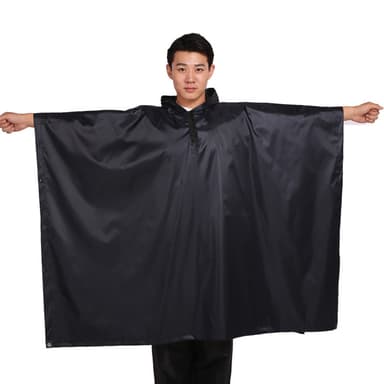 Multifunktionell regnponcho med huva / campingpresenning / skydd för v
