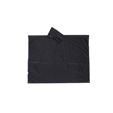 Multifunktionell regnponcho med huva / campingpresenning / skydd för v