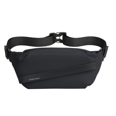 Lätt crossbody-väska med stor kapacitet Svart