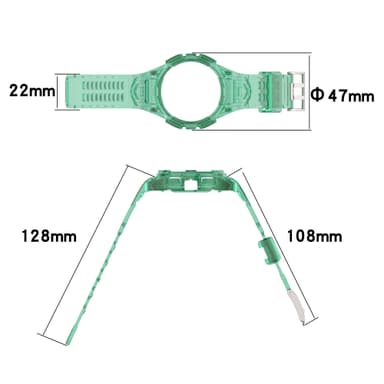Klockarmband Svart