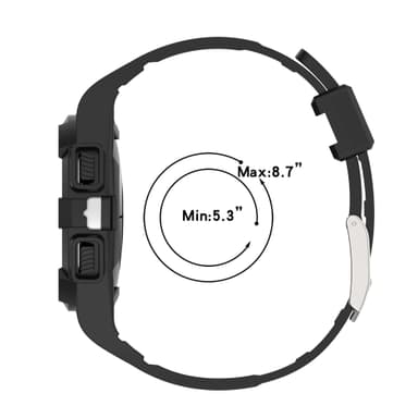 Klockarmband Svart
