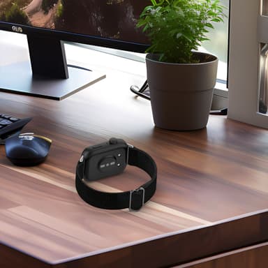 Elastiskt klockarmband i nylon för Huawei Watch Fit 3 Svart