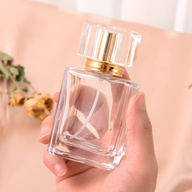 Påfyllningsbar parfym sprayflaska glasflaska Guld 50 ml