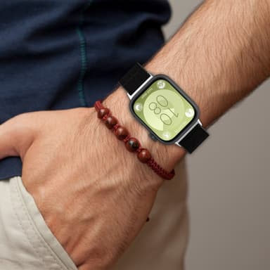 Elastiskt klockarmband i nylon för Huawei Watch Fit 3 Svart