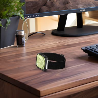 Elastiskt klockarmband i nylon för Huawei Watch Fit 3 Svart