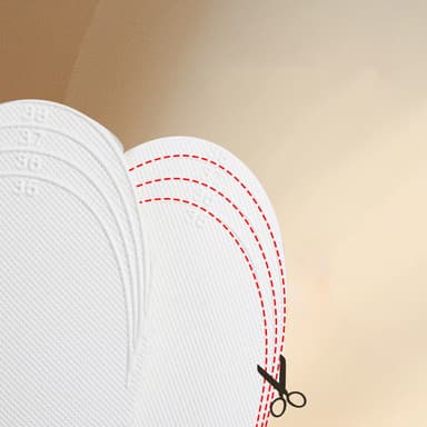 Höjdökande innersulor varma svettabsorberande sulor Vit 26.5 cm