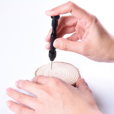 Handborr med 10 olika bits Svart
