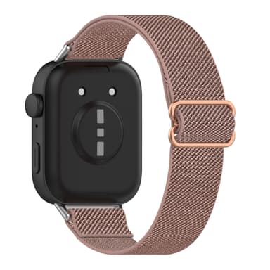 Elastiskt klockarmband i nylon för Huawei Watch Fit 3 Rosa